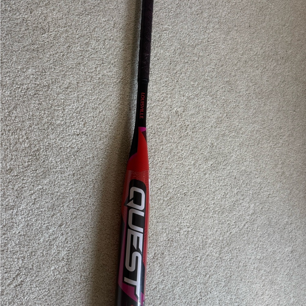 Quest Red and Black Baseball Bat